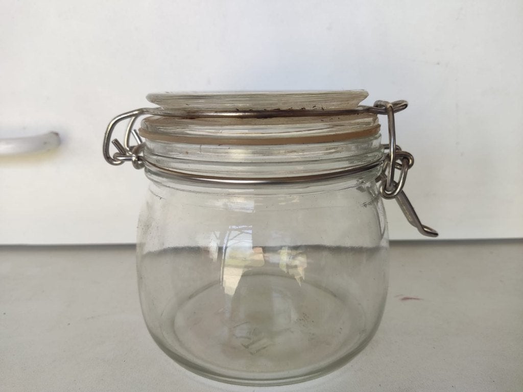 Bocal de conservation en verre., Maison & Meubles, Comme neuf, Verre, Enlèvement, Autres styles