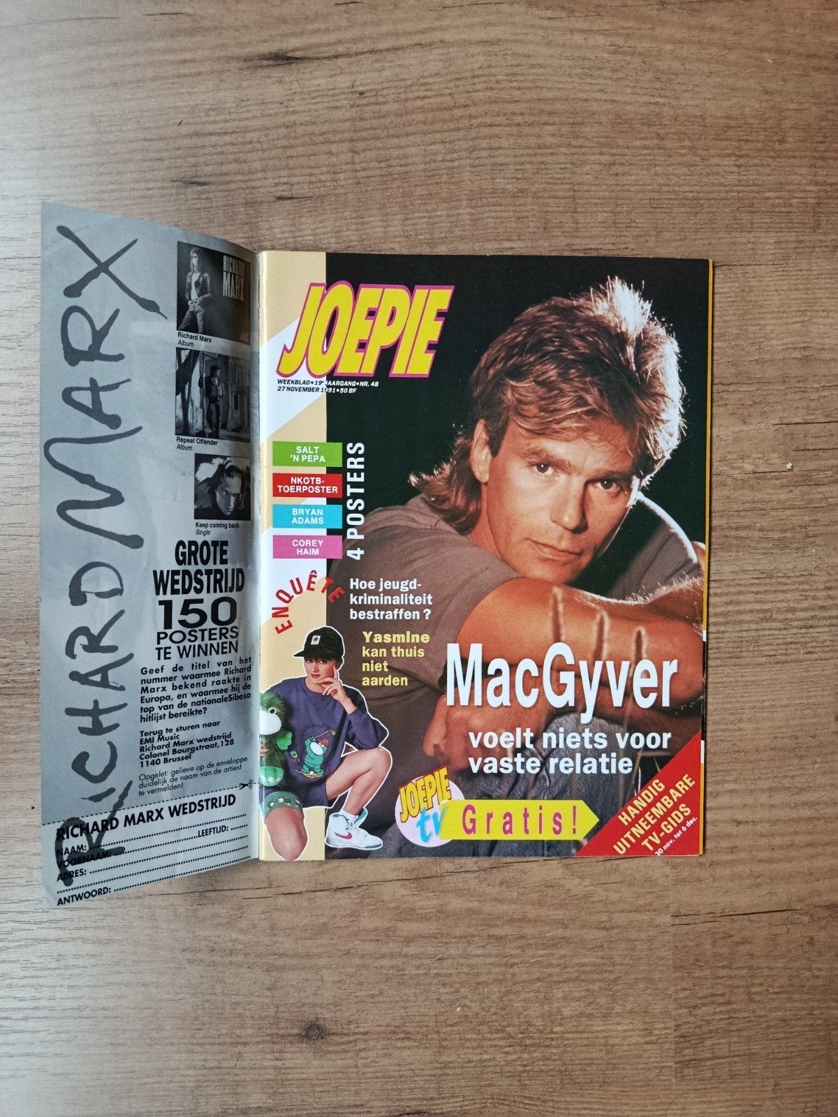 Tijdschrift - weekblad Joepie 27 november 1991, Ophalen of Verzenden