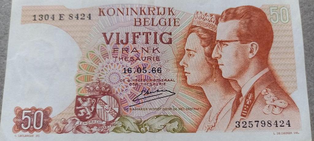 Billet 50 Francs 1966 neuf, Enlèvement ou Envoi