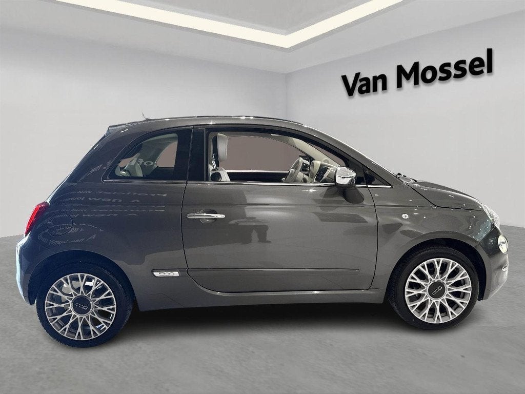 Fiat 500 1.2 8v 69hp Lounge, Autos, Argent ou Gris, Achat, Euro 6, Entreprise