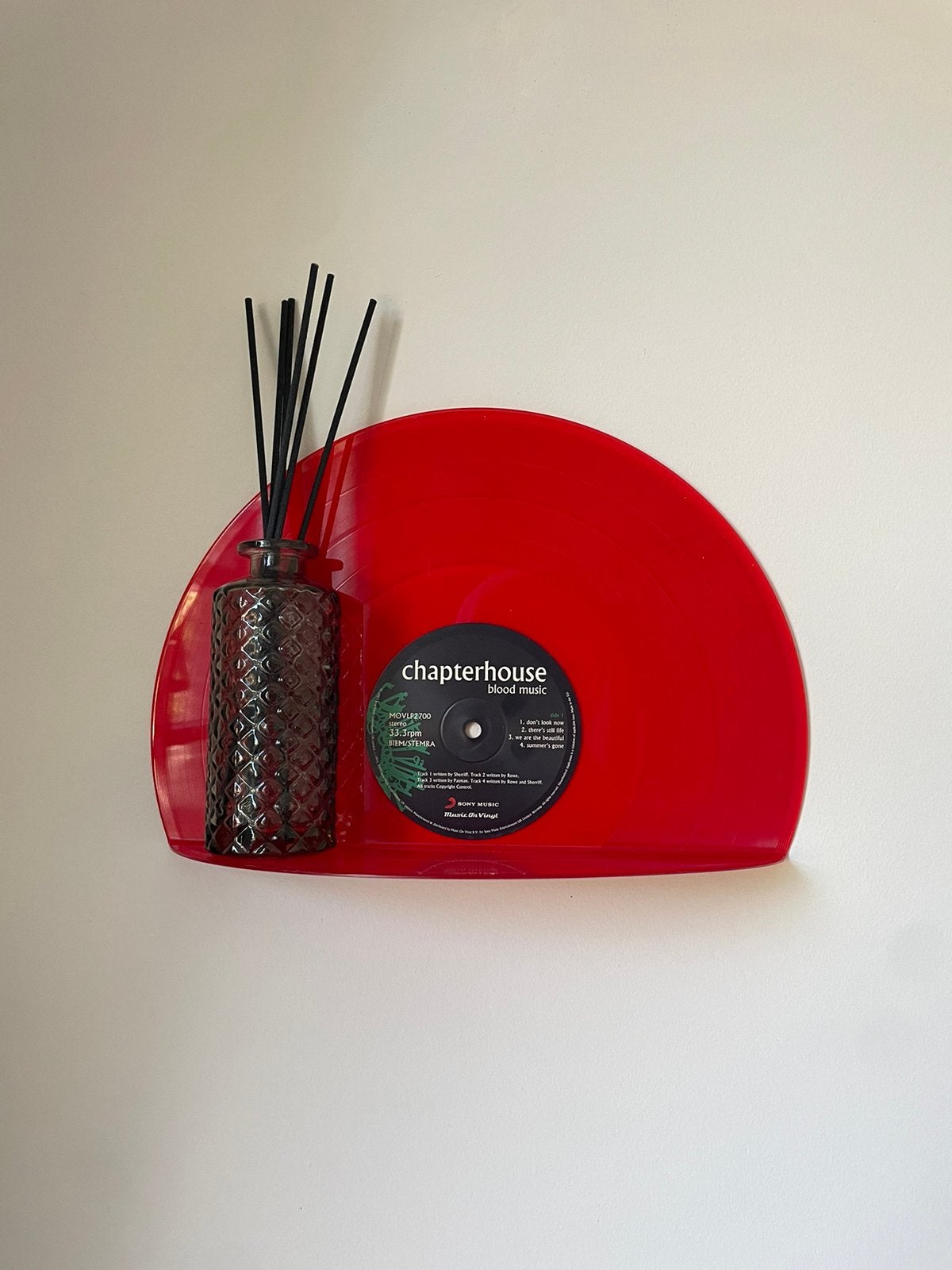 Gekleurde vinyl wandplaten, Ophalen of Verzenden, Zo goed als nieuw