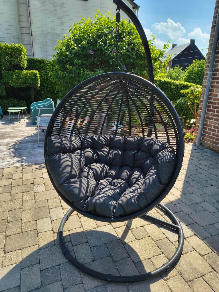 oeuf chaise suspendue Eggo, Jardin & Terrasse, Chaises de jardin, Comme neuf, Aluminium, Enlèvement