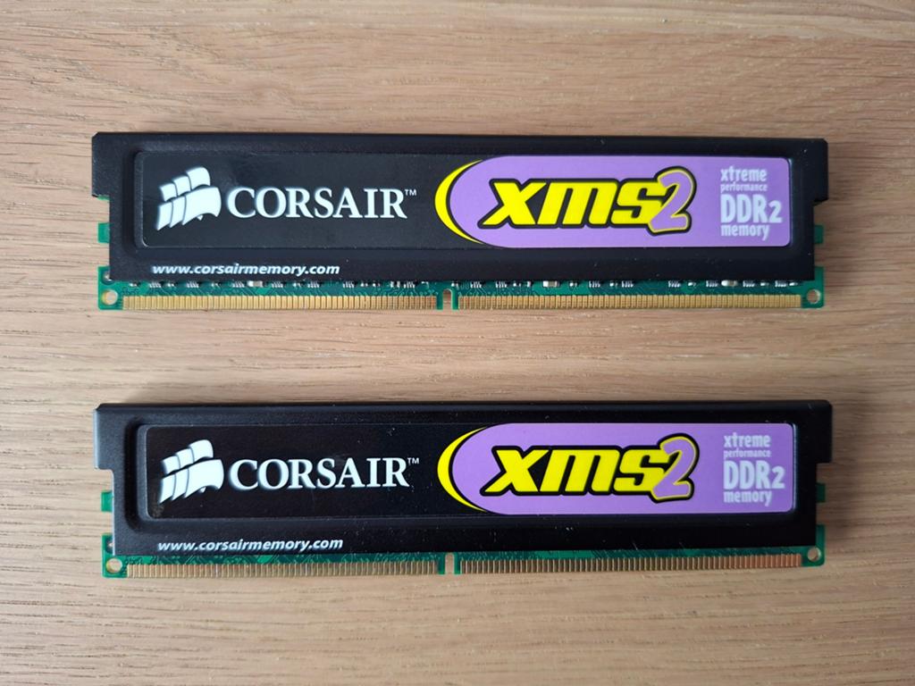 2x 1GB Corsair XMS2 DDR2 Xtreme performances 800Mhz 6400, Computers en Software, RAM geheugen, Ophalen of Verzenden, Nieuw, DDR2