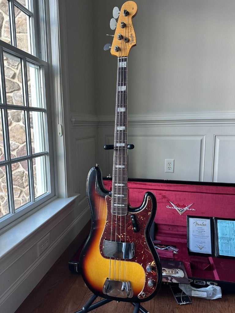 Custom Shop Precision Bass Limited Edition 2021 3TS, Ophalen, Nieuw, Elektrisch