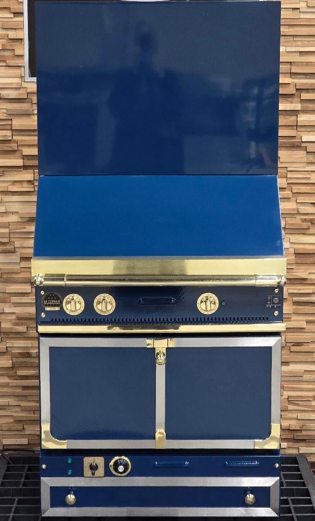 🔥Luxe La Cornue Fornuis 80cm blauw Keramische Coupe de Feu, Ophalen, 60 cm of meer, Zo goed als nieuw, Energieklasse A of zuiniger