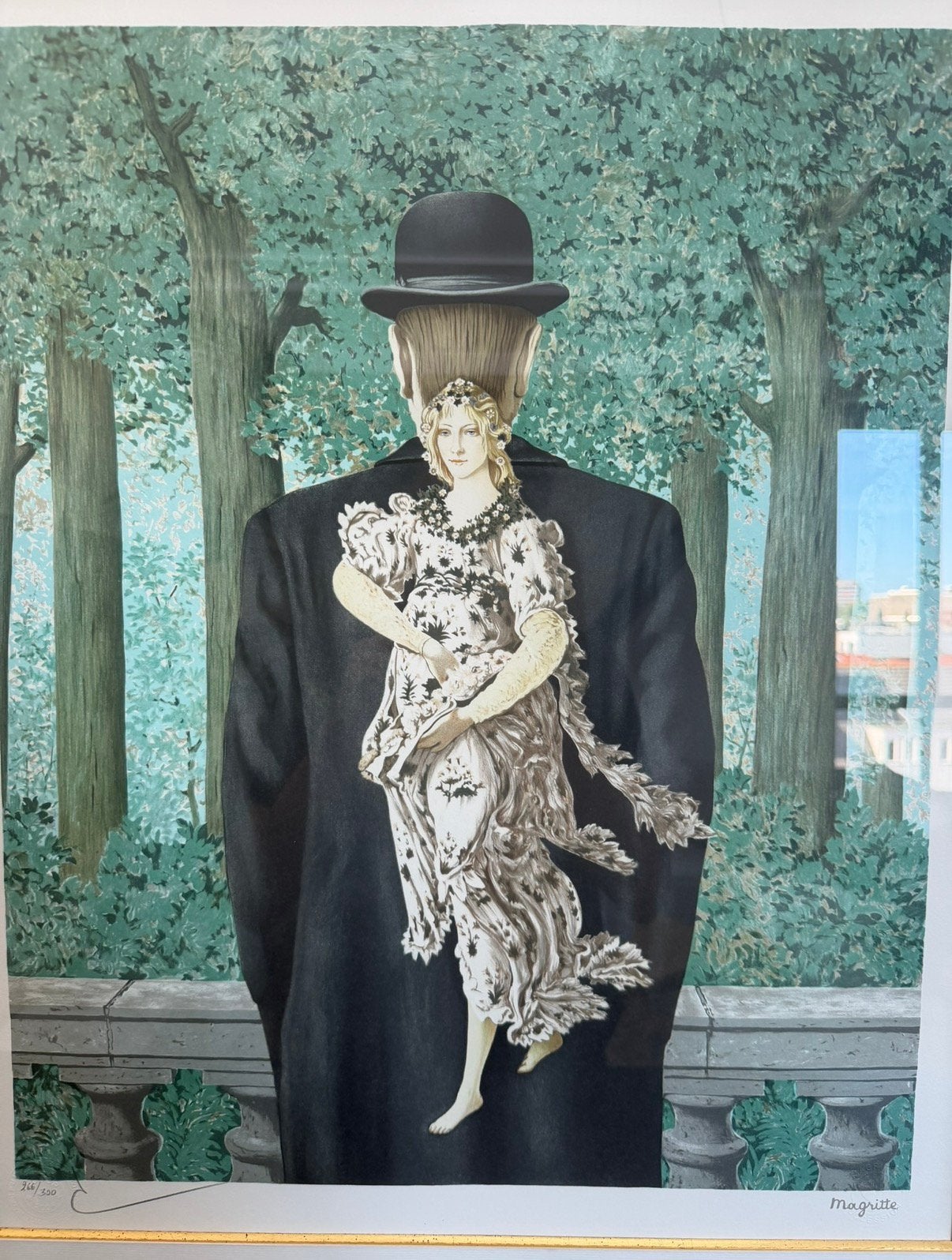 Rene Magritte - Le bouquet tout fait, Gelimiteerde oplage, Ophalen of Verzenden, Lithografie