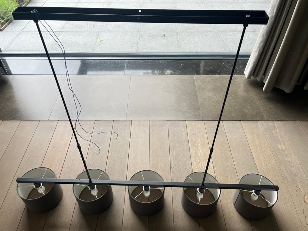 Verlichting eettafel, Huis en Inrichting, Ophalen, Zo goed als nieuw, Metaal