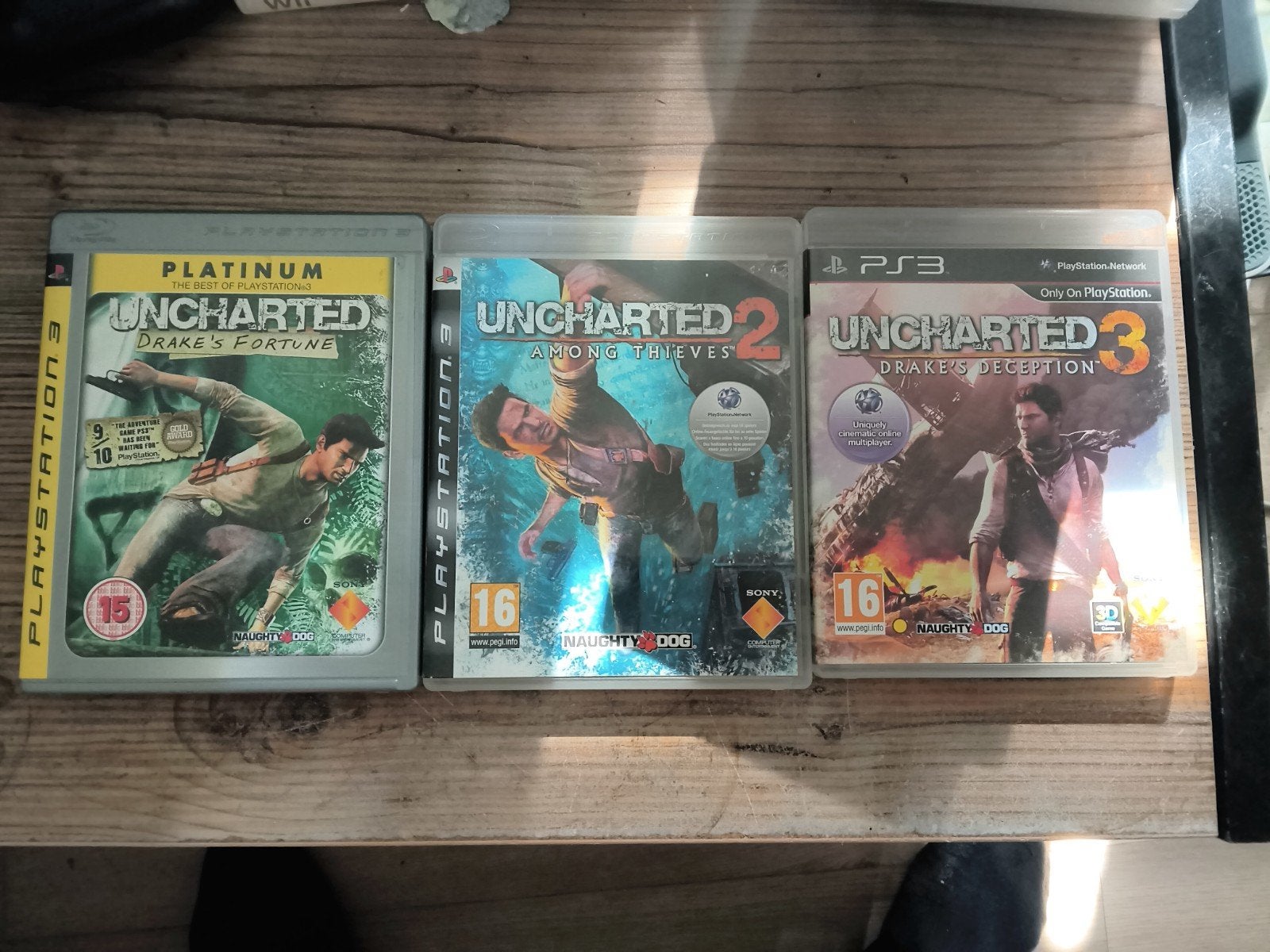 Uncharted 1 2 3 bundel - PlayStation 3, Games en Spelcomputers, Games | Sony PlayStation 3, Zo goed als nieuw, Avontuur en Actie