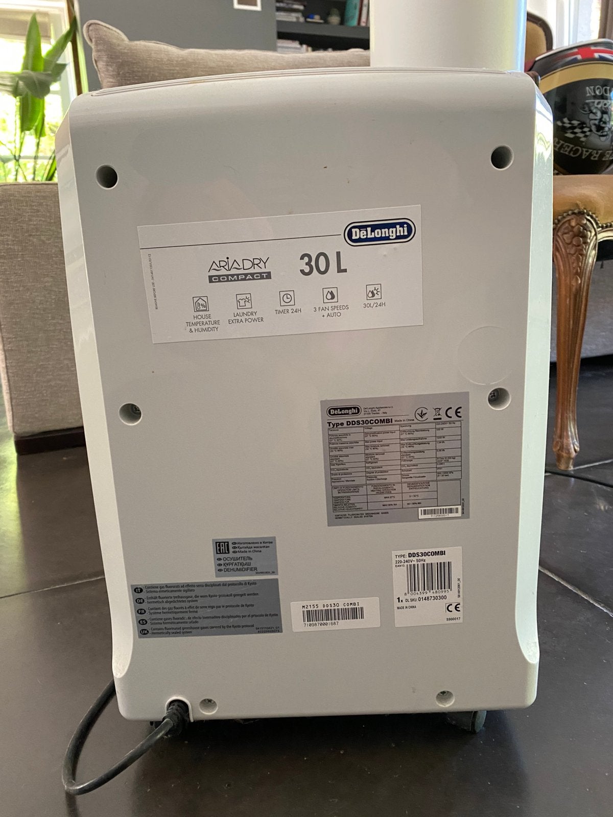 De’Longhi Tasciugo AriaDry Compact DDS 30 Combi, Elektronische apparatuur, Luchtbehandelingsapparatuur, Ophalen, Luchtontvochter