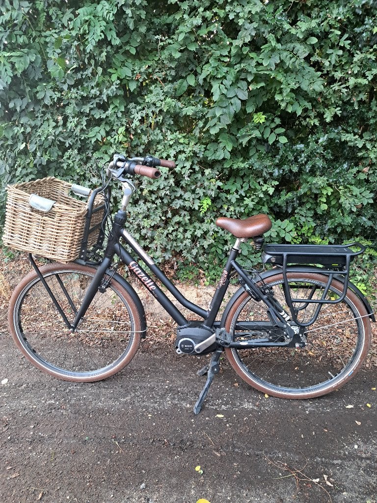 Gazelle elektrische damesfiets, Fietsen en Brommers, Ophalen, Mandje, 53 tot 56 cm, Zo goed als nieuw