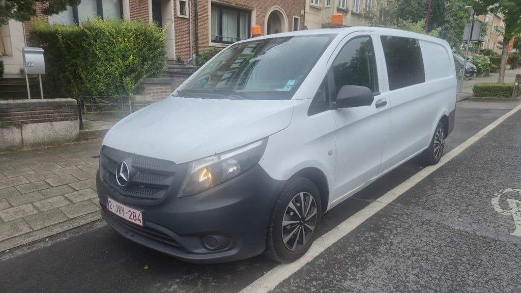 Mercedes vito 2.2/dubbele cabine/lang chassis, Auto's, Euro 6, Bedrijf, Te koop, Vito