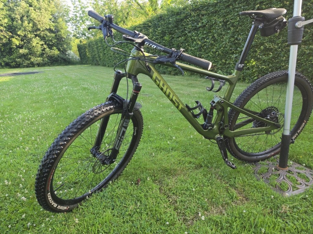Ghost Lector FS Universal (maat L) (BTW aftrekbaar!!), Vélos & Vélomoteurs, Vélos | VTT & Mountainbikes, Comme neuf, VTT tout suspendu