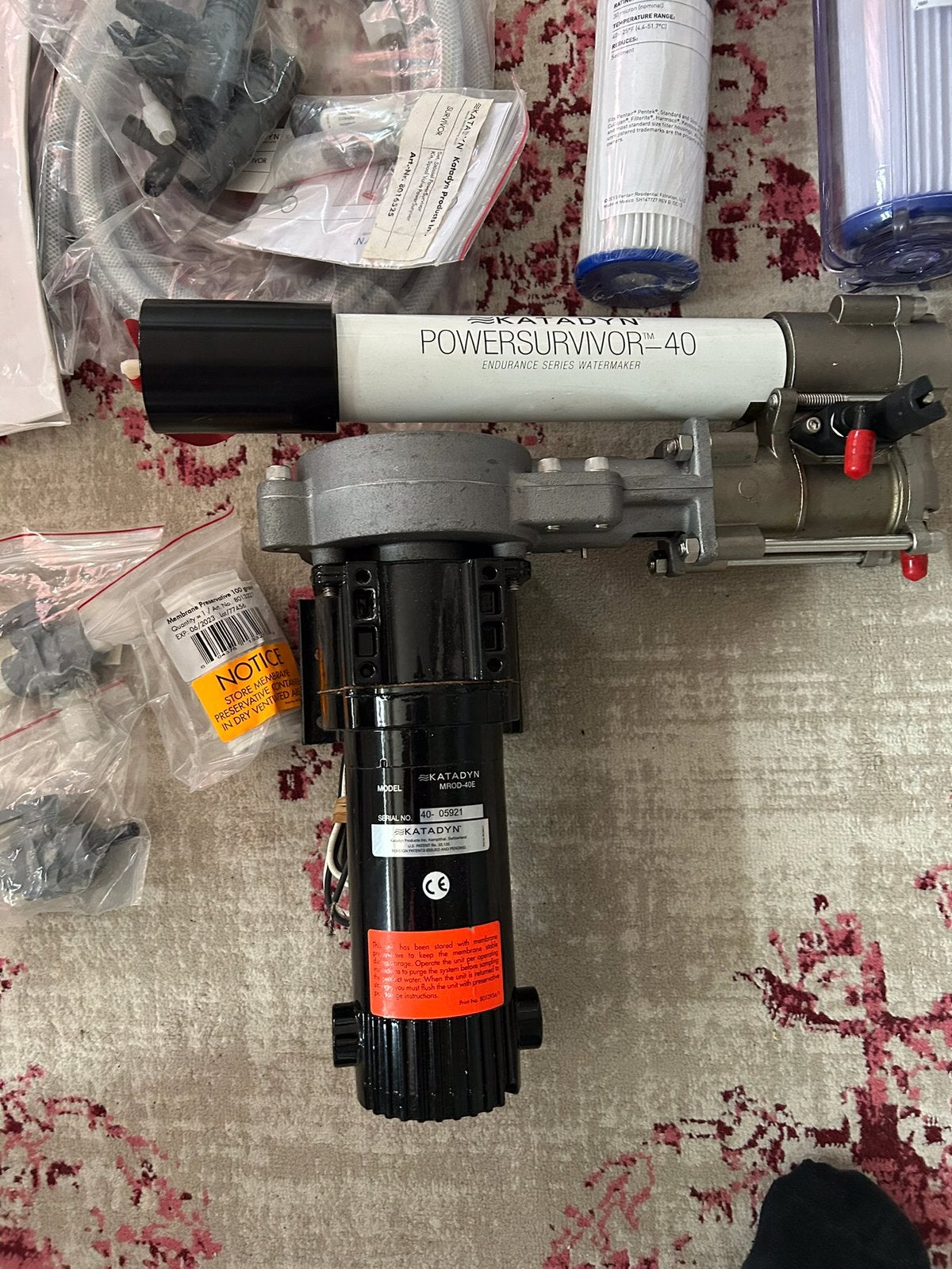 Katadyn powersurvivor 40e watermaker, Watersport en Boten, Accessoires en Onderhoud, Ophalen, Nieuw, Onderhoud en Reparatie
