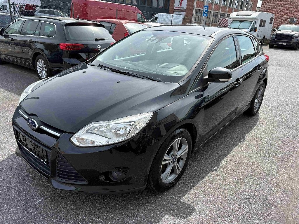 Ford Focus 1.0 EcoBoost, Auto's, Ford, Euro 5, Stof, Zwart, Startonderbreker
