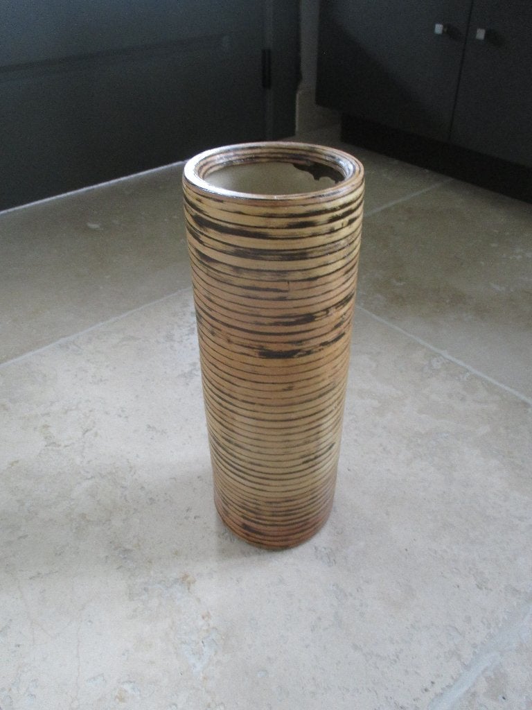 houten vaas, Ophalen, Zo goed als nieuw, Minder dan 50 cm