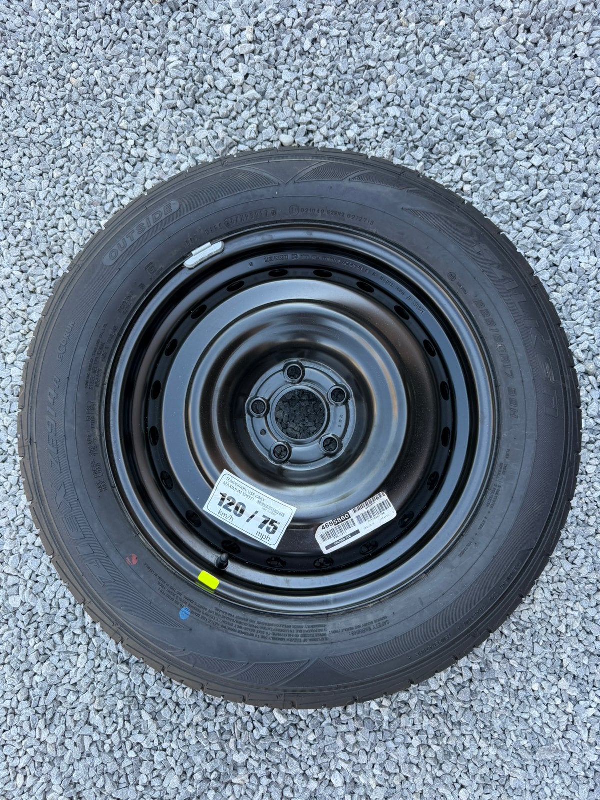 Reservewiel - nieuw - 5x110, Auto-onderdelen, Banden en Velgen, Ophalen, Banden en Velgen, Nieuw, 17 inch