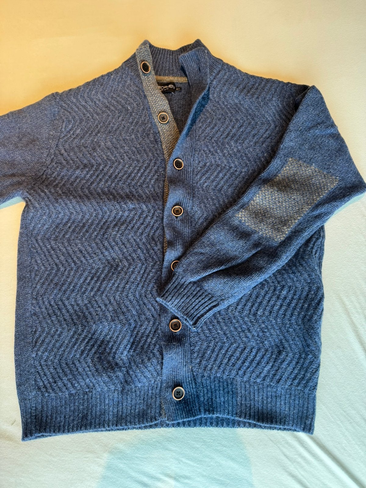 Nieuw FORMEN Heren Vest – 100% Lamswol, Kleding | Heren, Ophalen of Verzenden, Nieuw, Blauw, Trui of Vest
