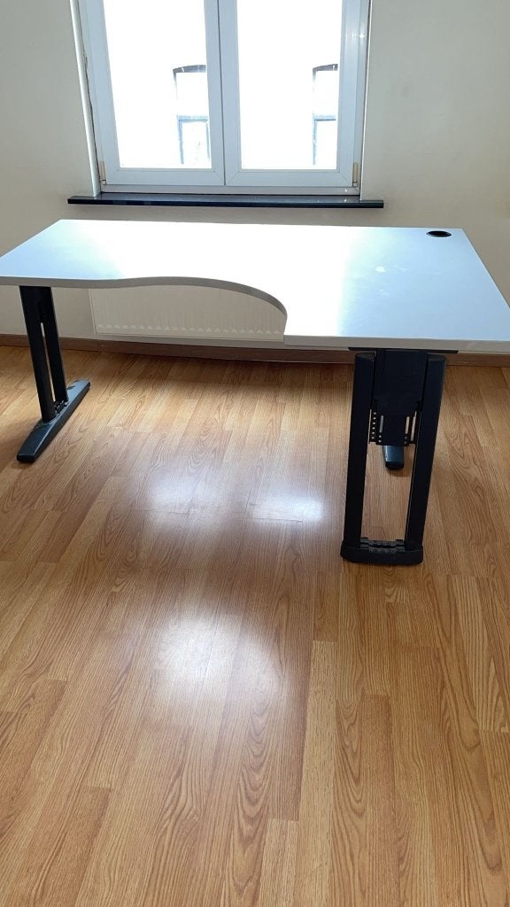 Table de bureau, Maison & Meubles, Bureaux, Autres matériaux, Comme neuf, Enlèvement, Gris