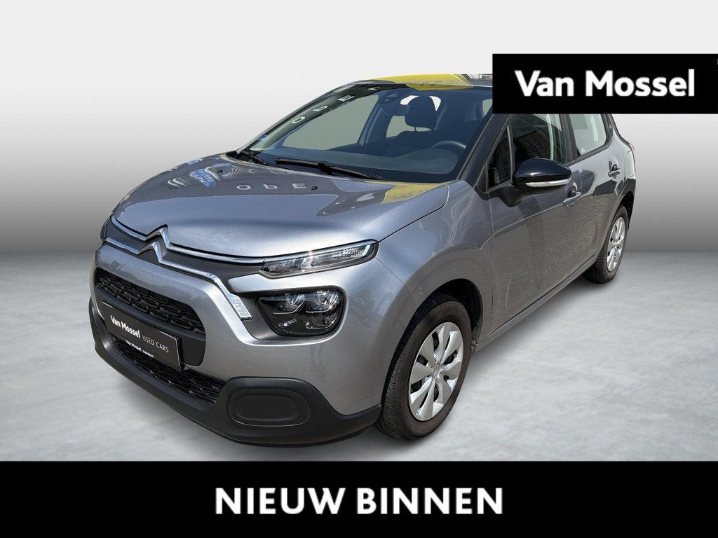 Citroën C3 1.2 PureTech 82 S&S MAN Live, Autos, Argent ou Gris, 96 g/km, Entreprise, Boîte manuelle