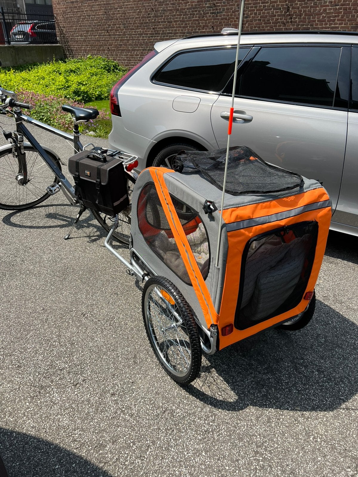 Fietskar voor hond, Enlèvement, Comme neuf