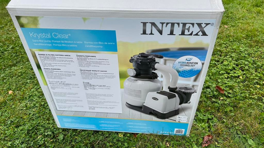 Intex zandfilterpomp 8000 liter/u, Tuin en Terras, Zwembad-toebehoren, Ophalen, Zo goed als nieuw, Zwembadpomp