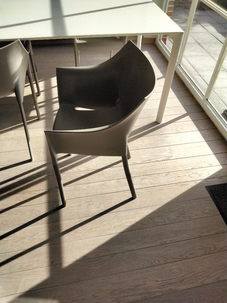 Stoelen, Ophalen, Zo goed als nieuw, Grijs, Kunststof