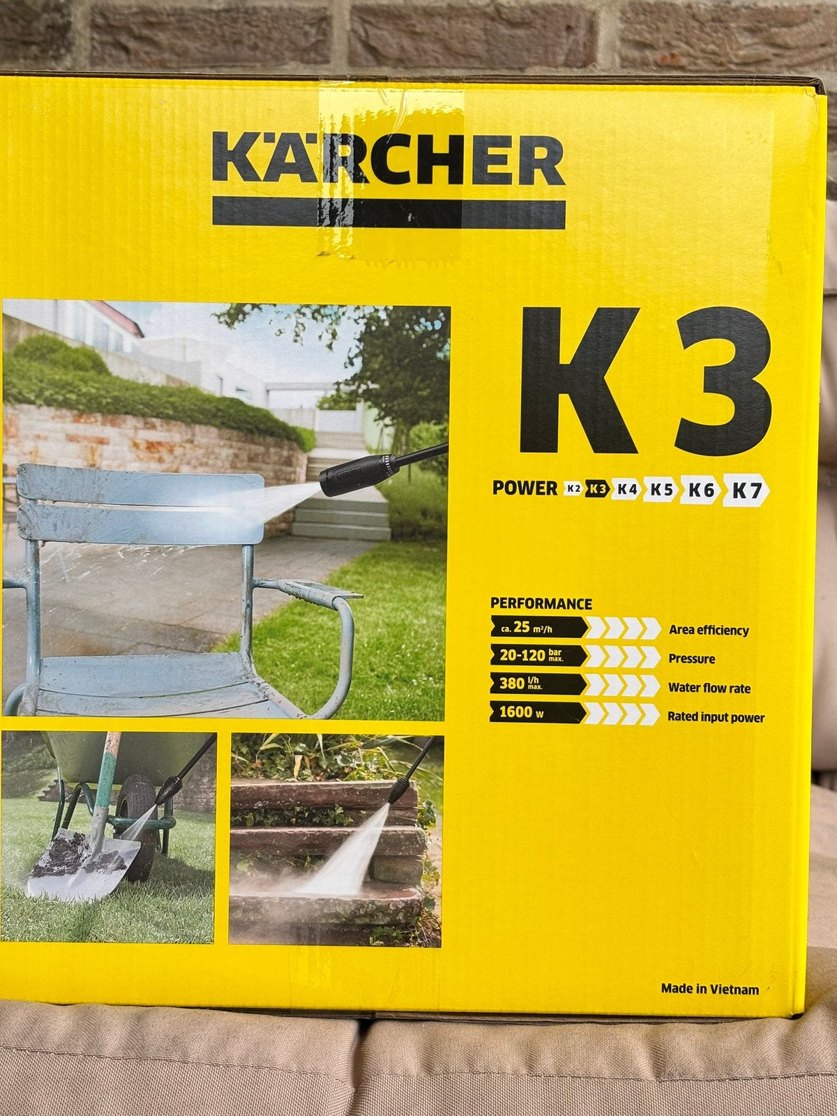 Kärcher K3, Tuin en Terras, Ophalen, Nieuw, Elektrisch, Met regelbare waterdruk