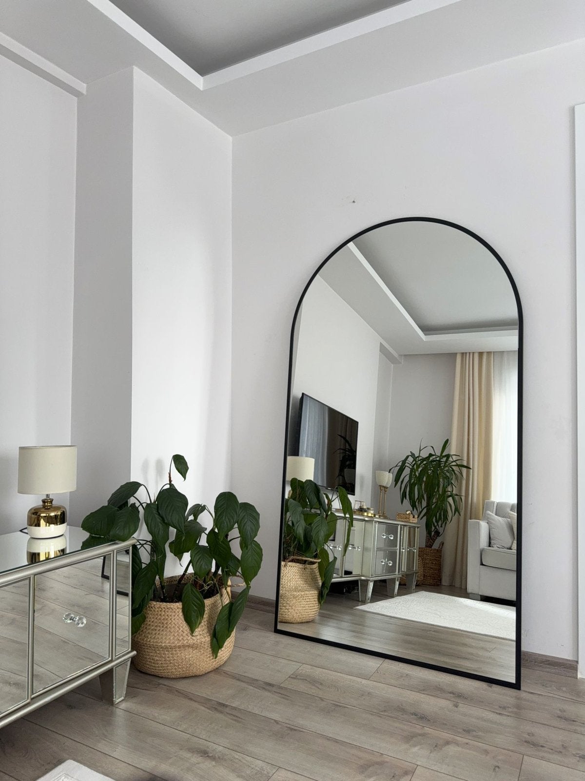 Grand miroir sur pied - Livraison gratuite, Maison & Meubles, Accessoires pour la Maison | Miroirs, Enlèvement ou Envoi, Neuf