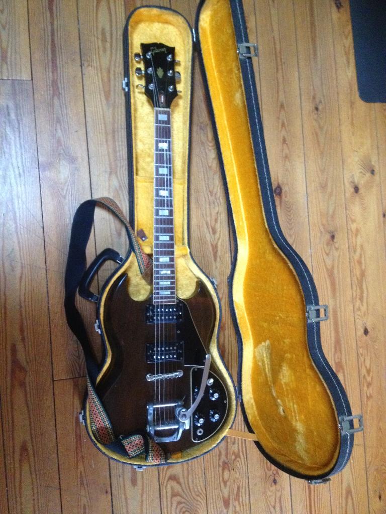 Gibson SG Deluxe 1971, Musique & Instruments, Instruments à corde | Guitares | Électriques, Enlèvement, Comme neuf, Solid body