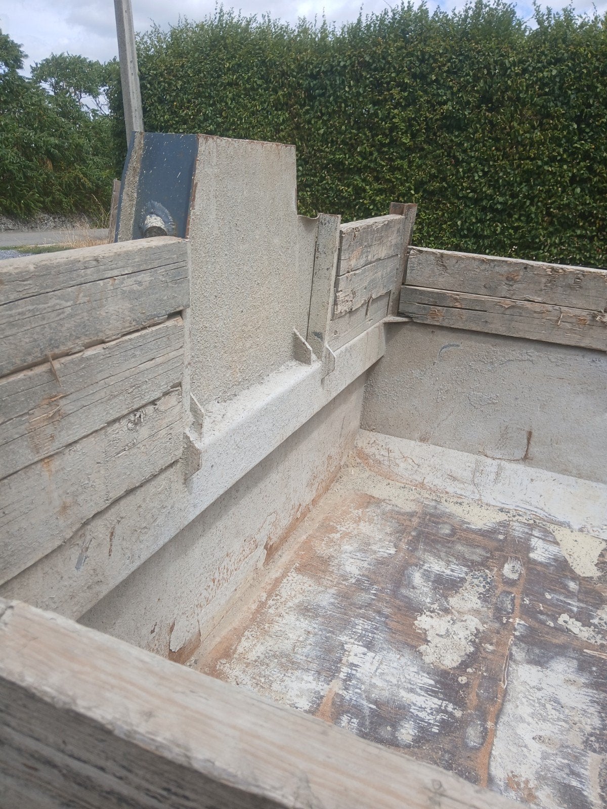 benne pour container 8m3, Enlèvement