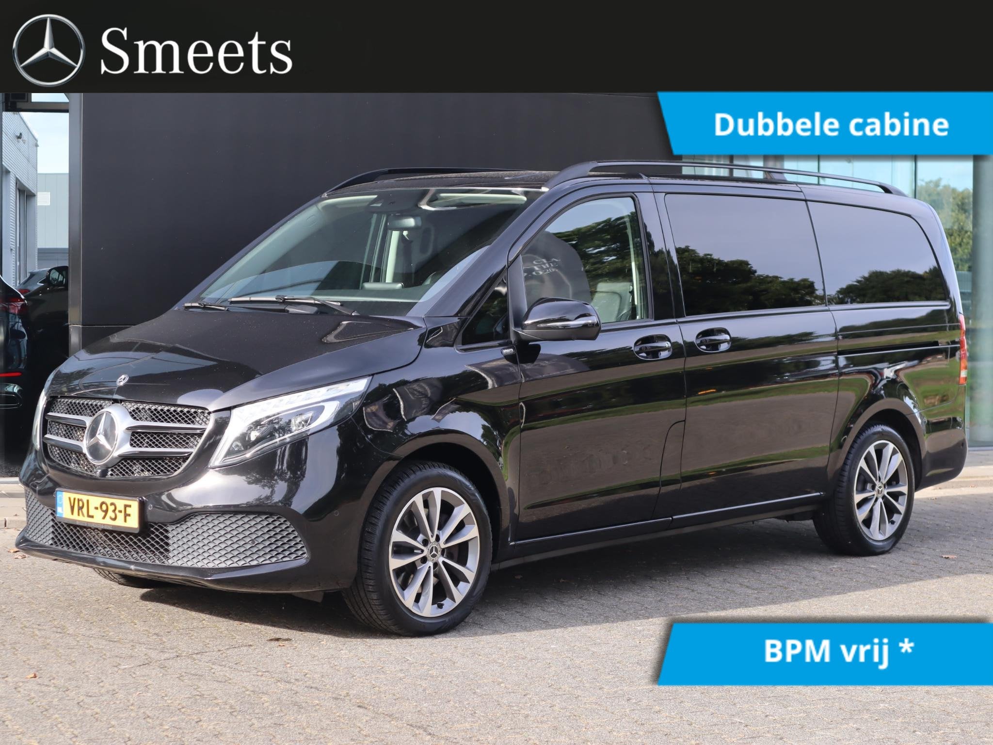 Mercedes-Benz V-klasse 220d 4-MATIC LANG DC AVANTGARDE, Auto's, Automaat, Stof, Gebruikt, 4 cilinders