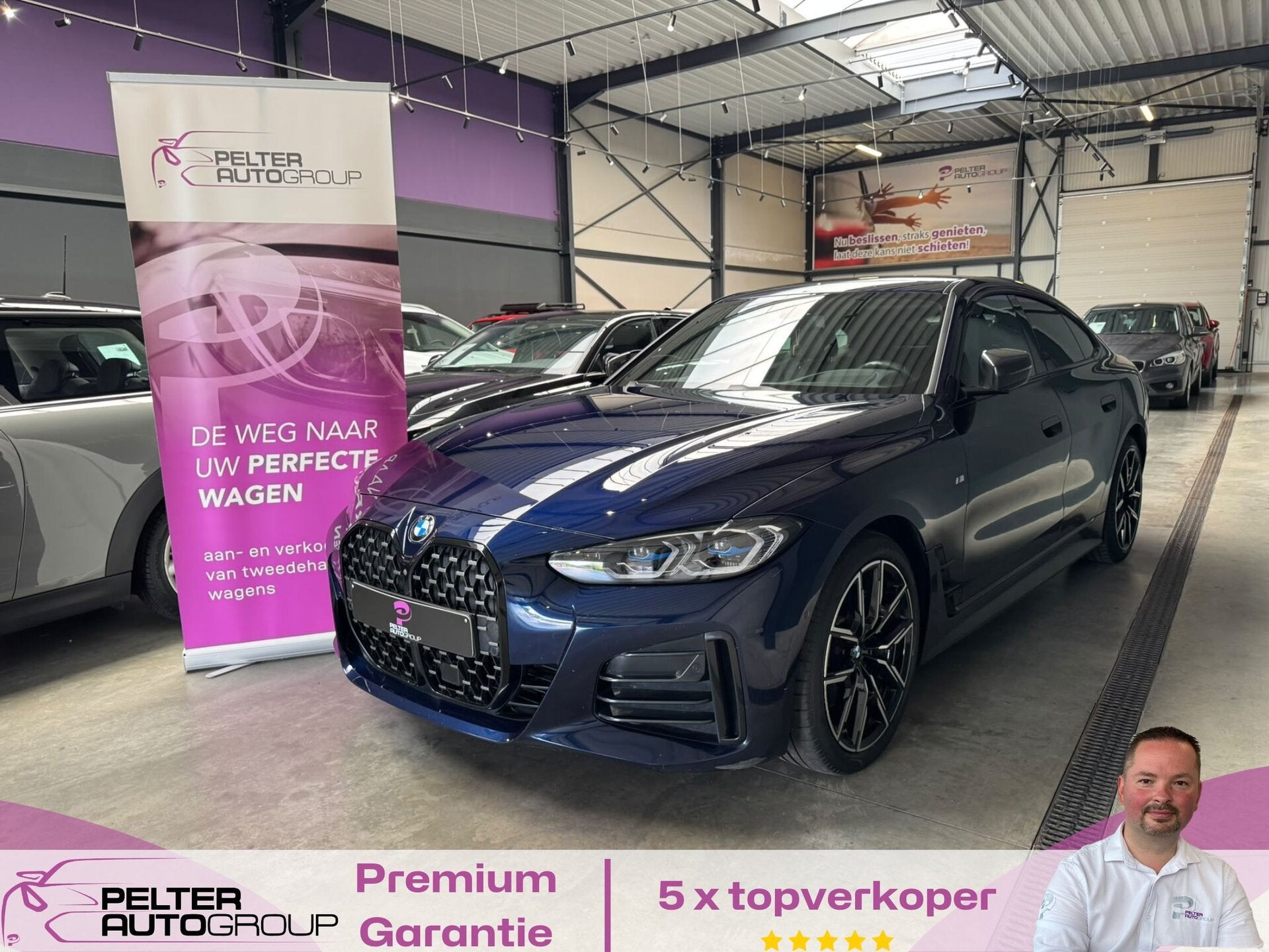 BMW 430 i Gran Coupé M Sport Leder GPS Camera Topstaat!, Auto's, Adaptive Cruise Control, 4 cilinders, https://public.car-pass.be/vhr/999e742d-0c23-4bde-a444-cead265b7135