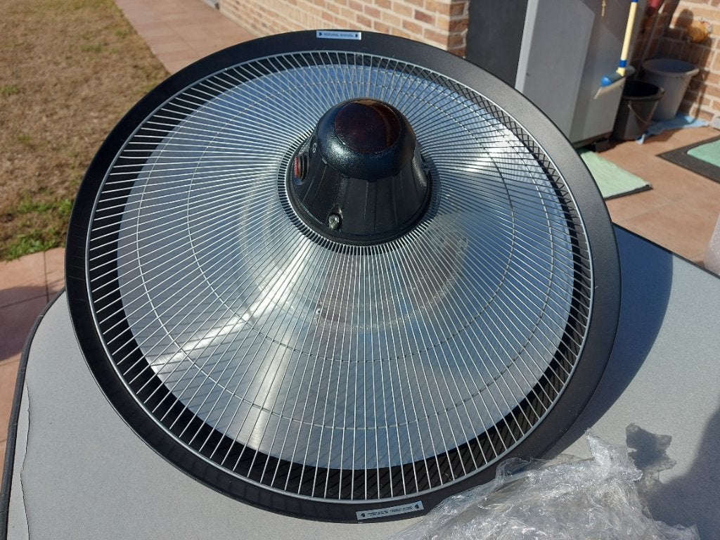 Verwarming, Tuin en Terras, Ophalen, Gebruikt, Elektrisch, Parasol