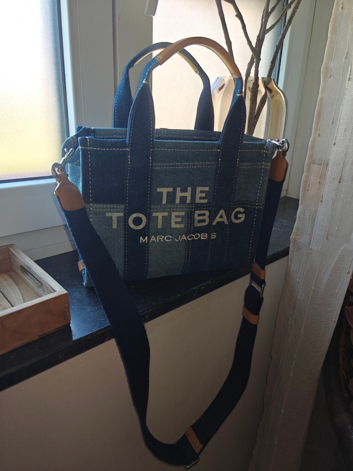 Marc Jacobs denim Tote bag mini, Ophalen, Nieuw, Blauw