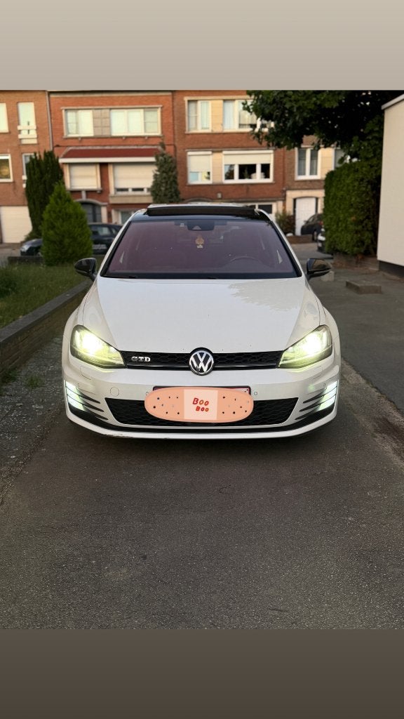 Volkswagen golf GTD 2014, Auto's, Volkswagen, Leder en Stof, Wit, Overige kleuren, 5 deurs