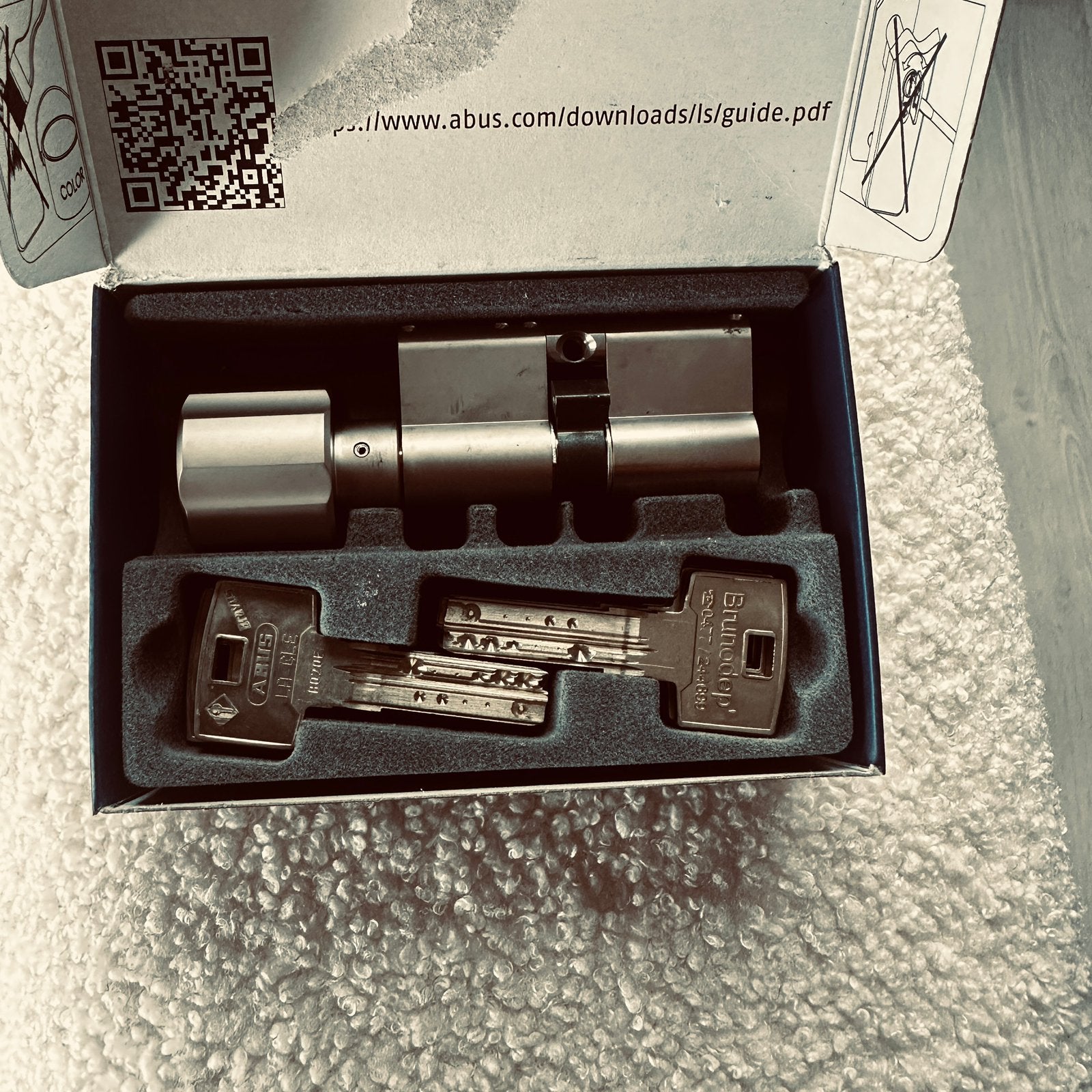 ABUS Bravus 2000 30/30 veiligheidscilinder —Nieuw 6 sleutels, Ophalen of Verzenden, Nieuw