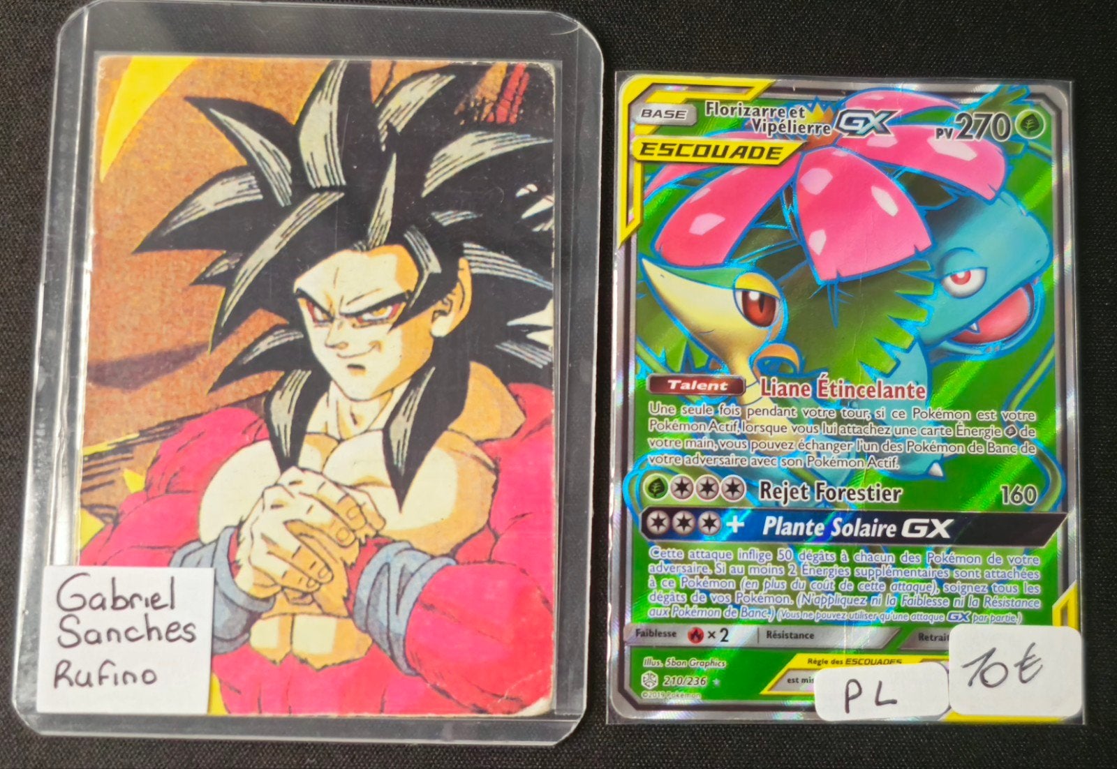 Carte Pokémon Florizarre et Vipélierre GX 210/236 – FR, Enlèvement, Utilisé, Cartes en vrac, Foil