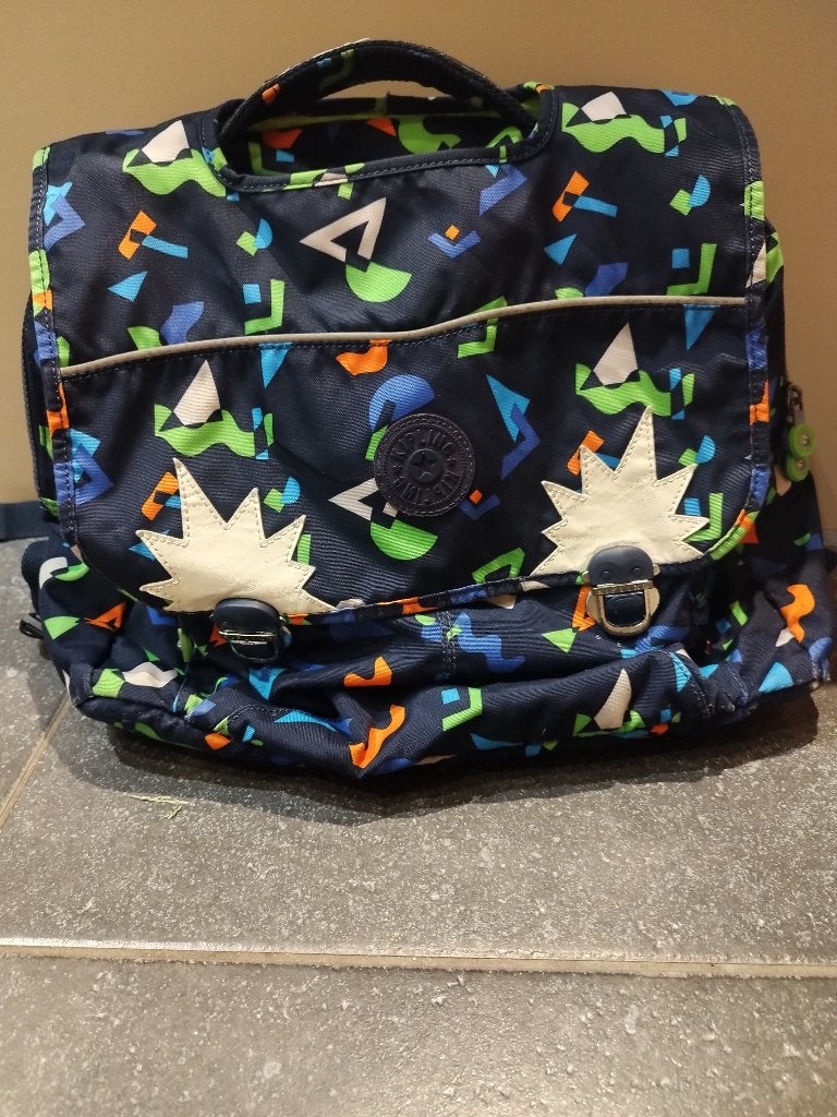 Boekentas kipling, Ophalen, Gebruikt