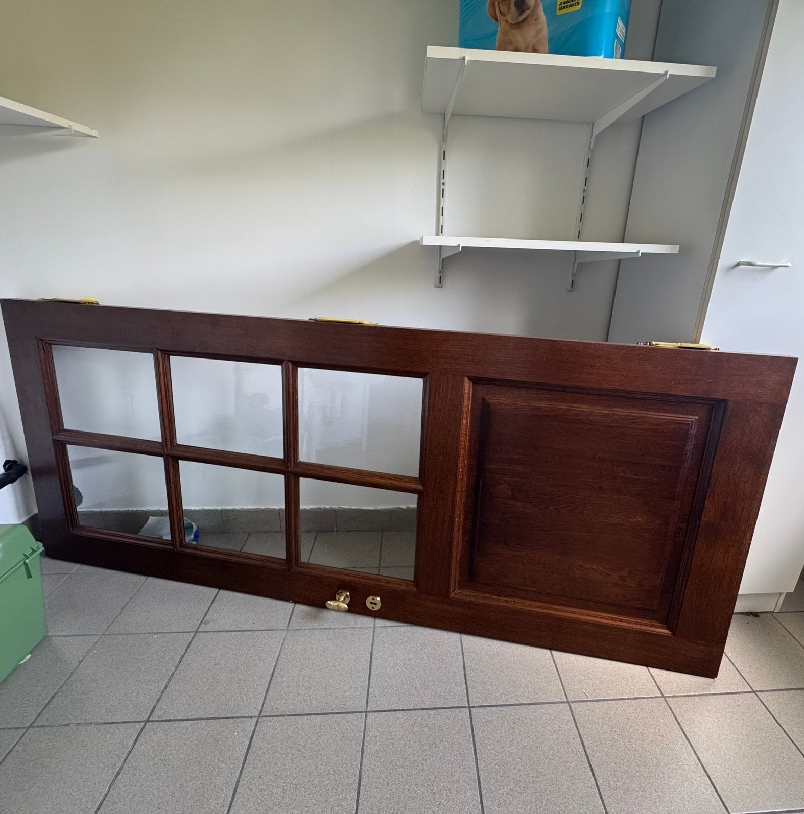 Houten deur in prima staat, Enlèvement, 80 à 100 cm, Bois, 200 à 215 cm