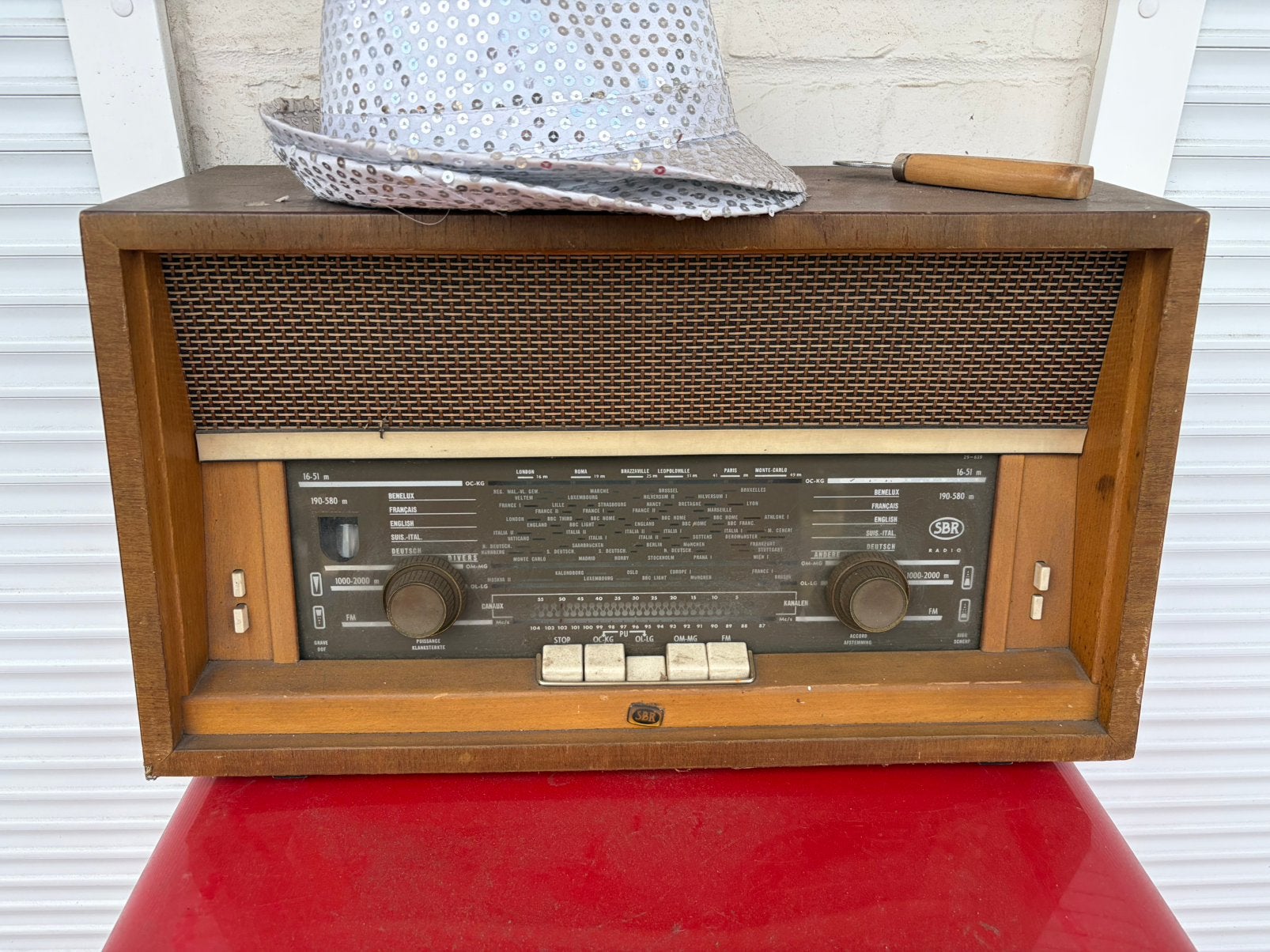Antieke radio, Antiek en Kunst, Ophalen of Verzenden