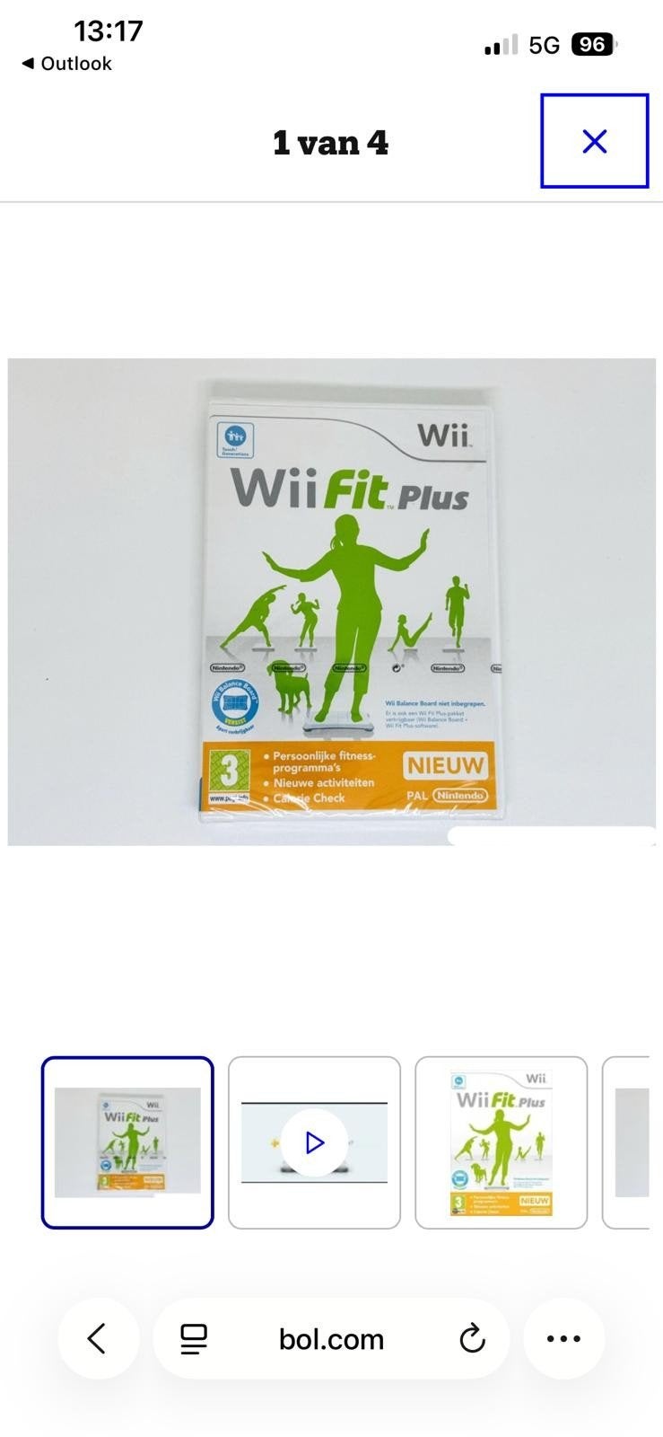 Wii fit plus nog in verpakking, Games en Spelcomputers, Ophalen of Verzenden, Nieuw