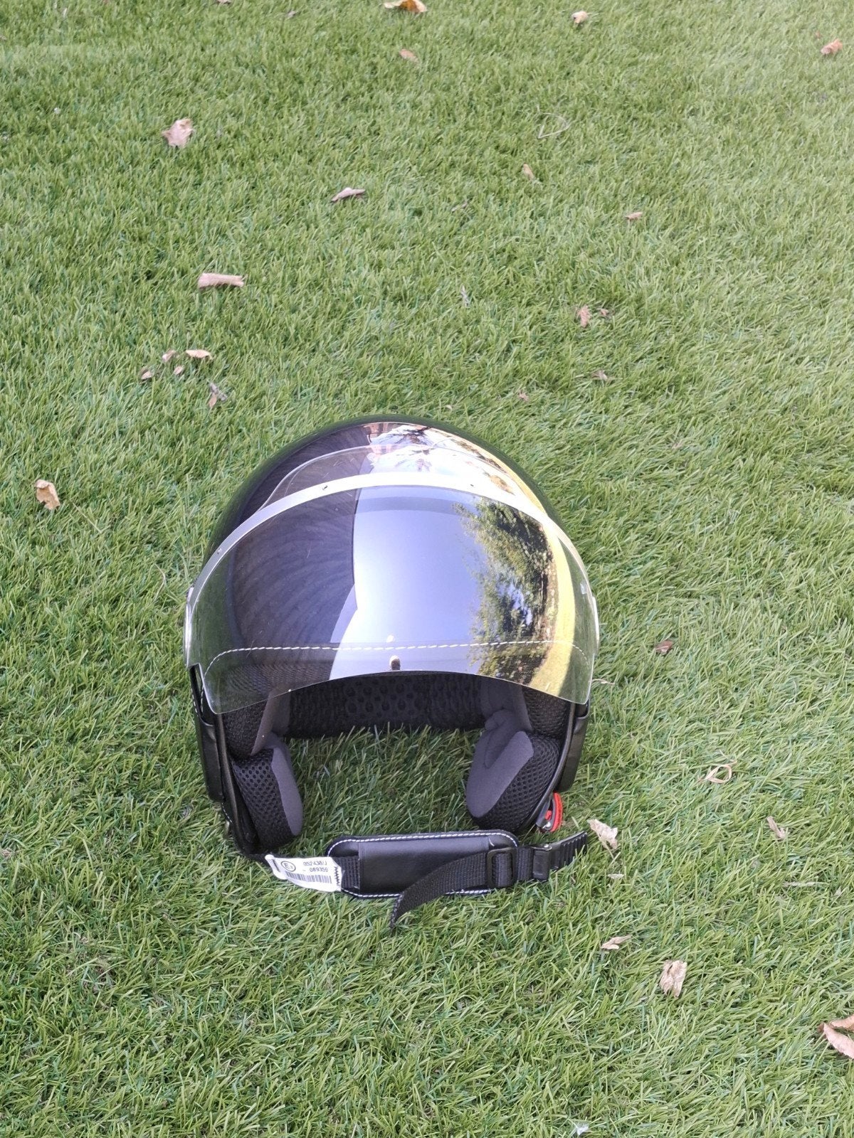 Originele Vespa helm Granturismo - blauw - maat S, Motoren, Kleding | Motorhelmen, Dames, Jethelm, S, Tweedehands