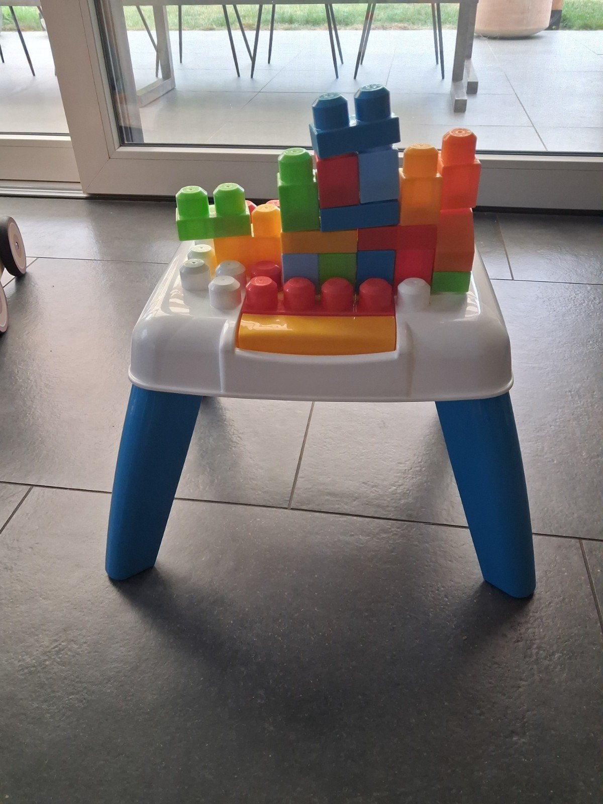 MEGA Bloks Tafel bouw en leer, Ophalen, Gebruikt