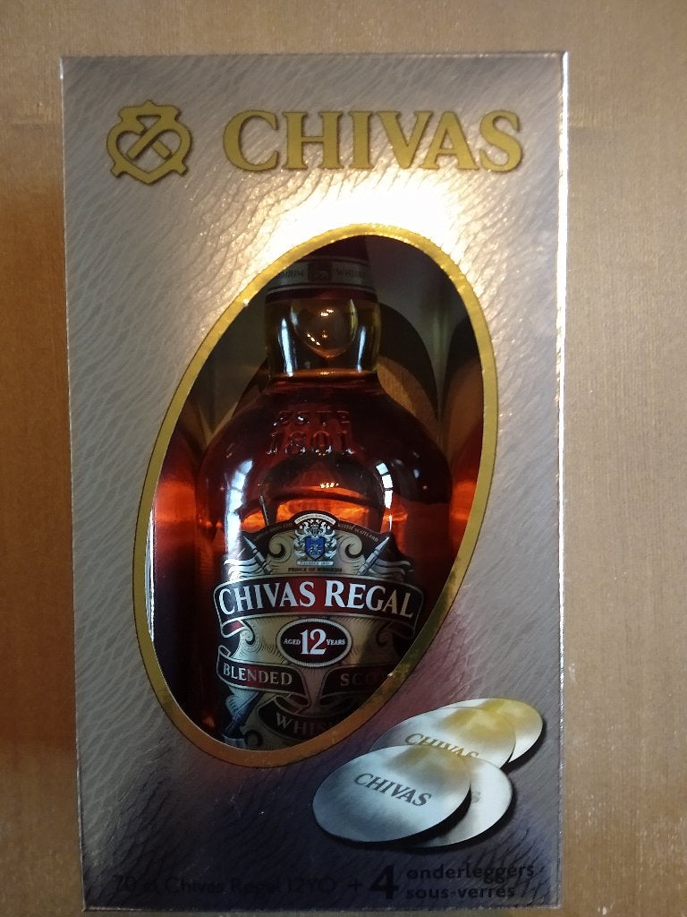 Whisky Chivas Regale 12y 70 cl - in geschenkdoos, Collections, Vins, Enlèvement, Neuf, Autres types