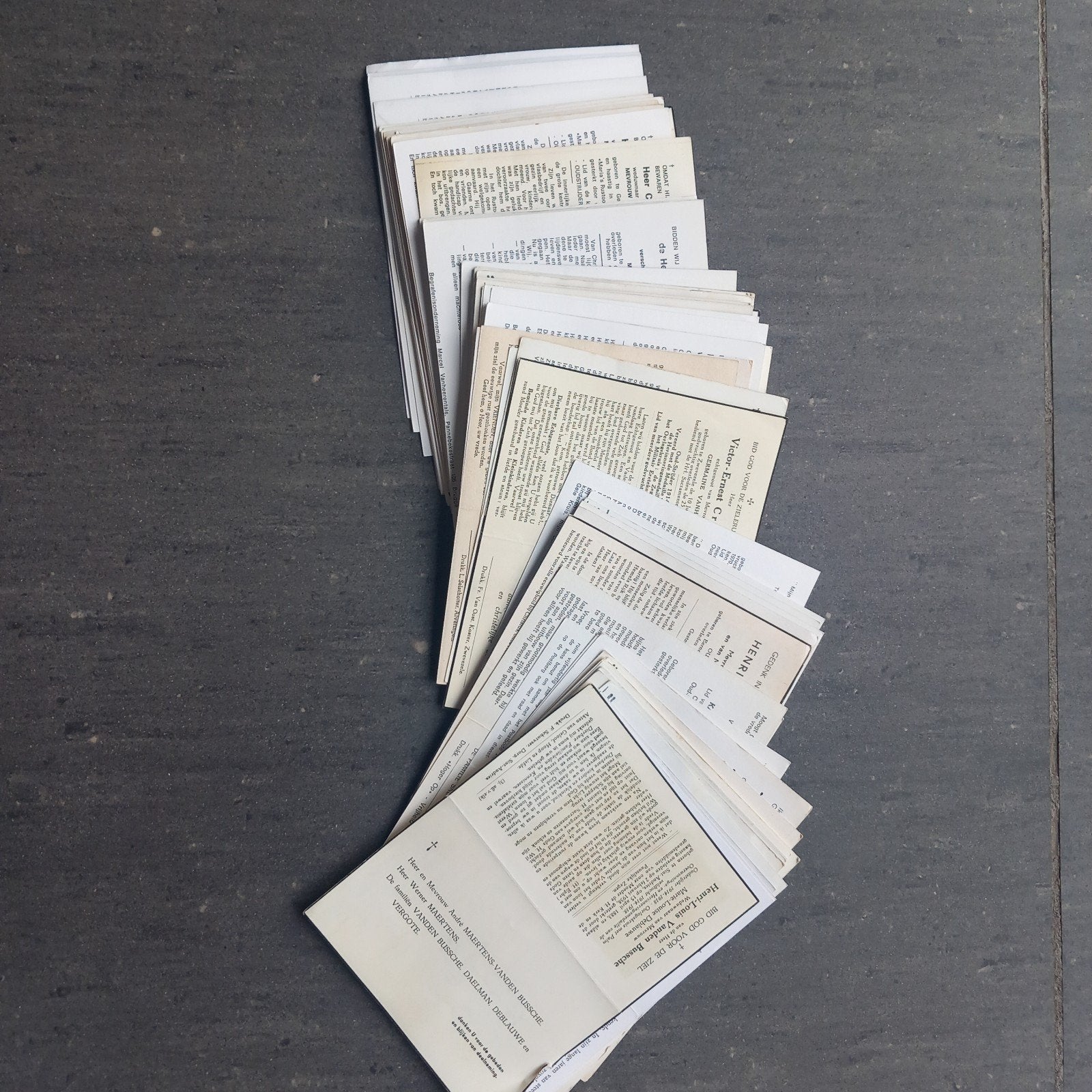 Doodsprentjes oudstrijders 1914-1918 gratis verzending, Verzamelen, Ophalen