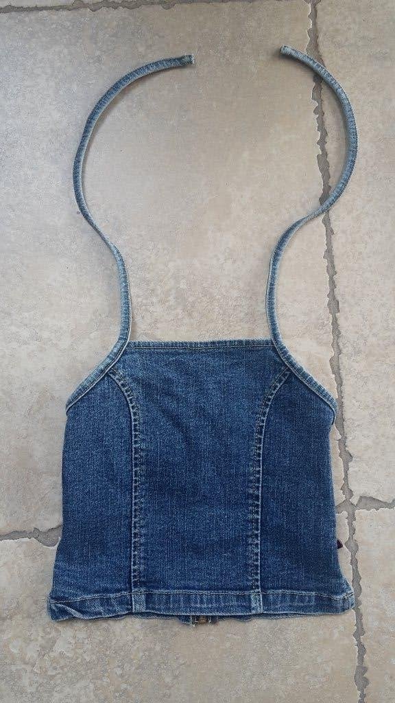 1 euro koopjes: Jeans topje mt 110, Enfants & Bébés, Vêtements enfant | Taille 110, Enlèvement ou Envoi, H&M, Chemise ou Chemisier