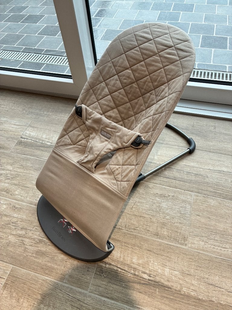 BabyBjörn Bliss wip – beige/quilted – zeer nette staat, Ophalen, Gebruikt, Overige typen