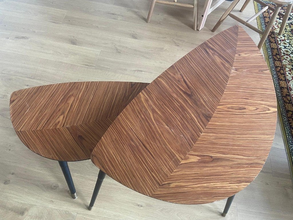 Table basse gigogne IKEA, Maison & Meubles, Synthétique, Enlèvement, Utilisé, Ovale
