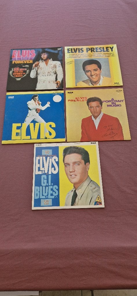 Langspeelplaten oa Elvis, Roy Orbison,... 1 € per plaat, Cd's en Dvd's, Vinyl | Verzamelalbums, Ophalen, Gebruikt