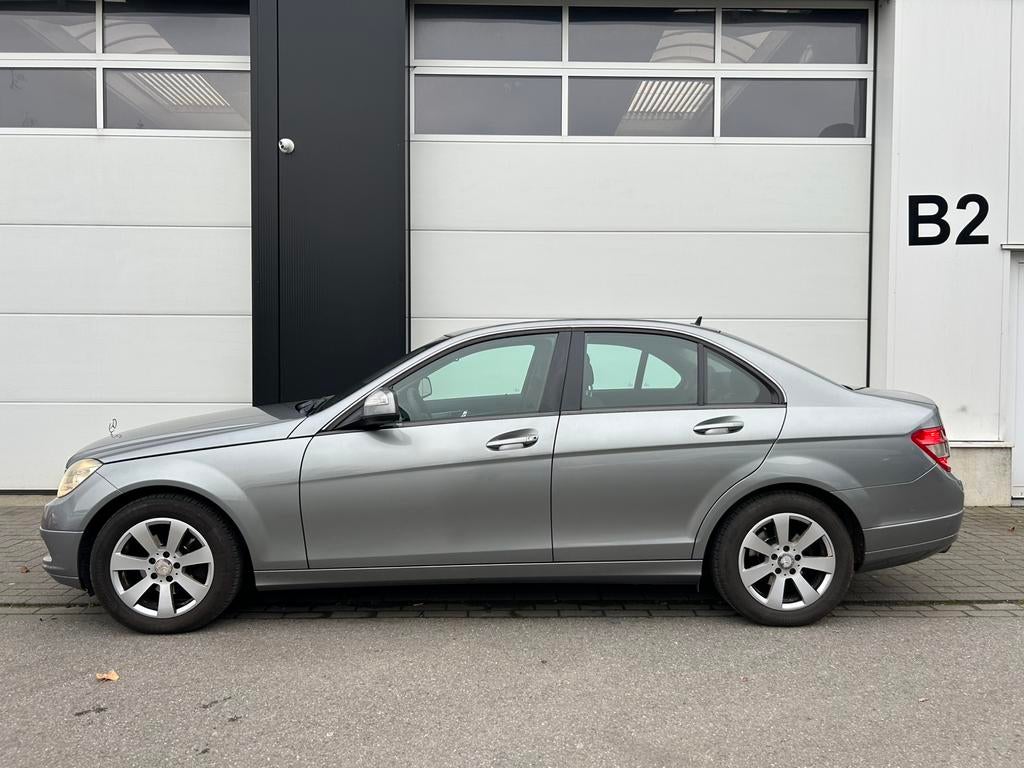 Mercedes C200CDI Automaat in goede staat, Auto's, Automaat, Stof, Zwart, Bedrijf